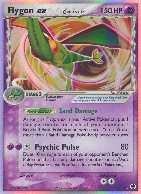 Flygon ex δ — Dragon Frontiers #092 / 101