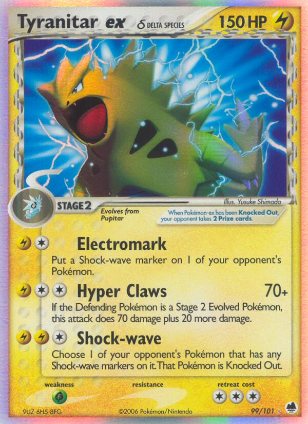 Tyranitar ex δ — Dragon Frontiers #099 / 101
