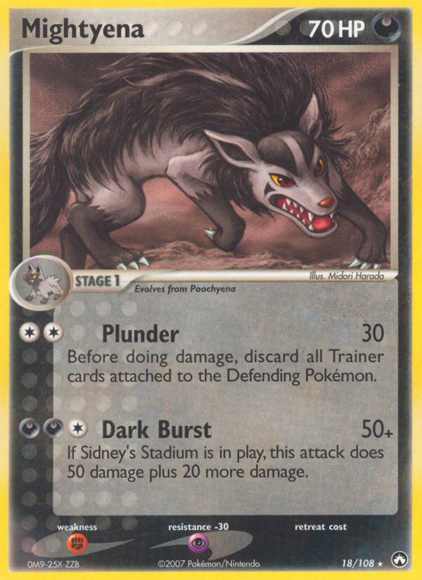 Mightyena — Power Keepers #018 / 108
