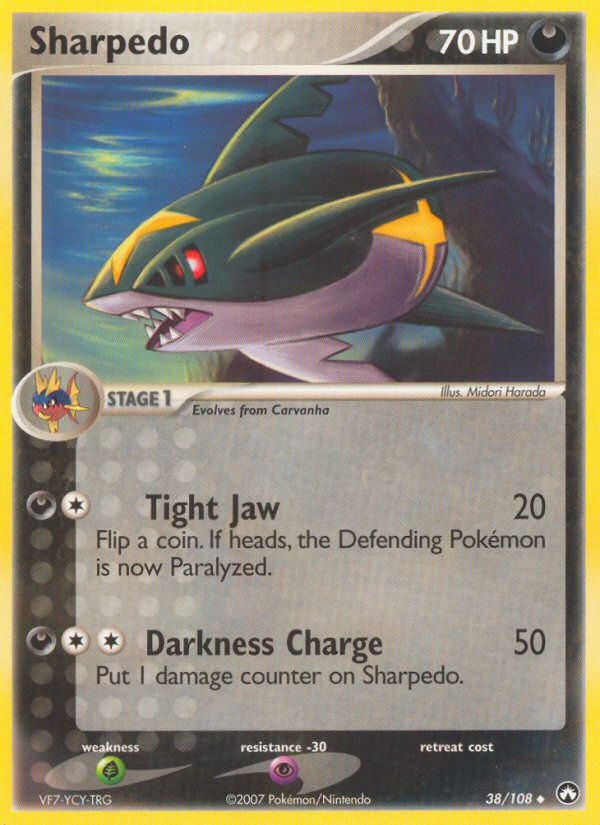 Sharpedo — Power Keepers #038 / 108