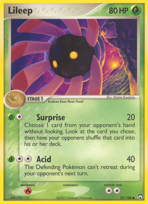 Lileep — Power Keepers #052 / 108