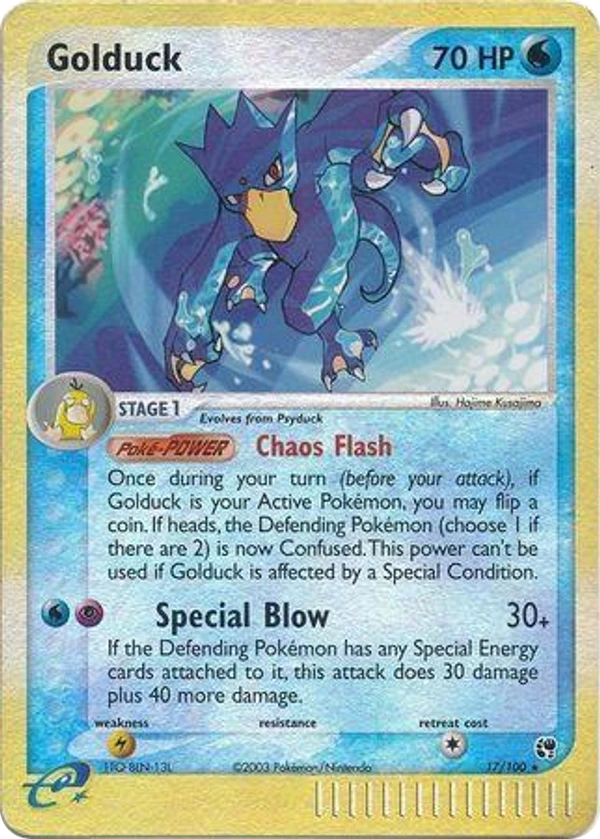 Golduck — Sandstorm #017 / 100