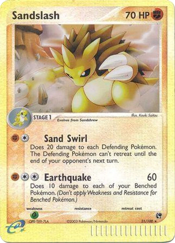 Sandslash — Sandstorm #021 / 100