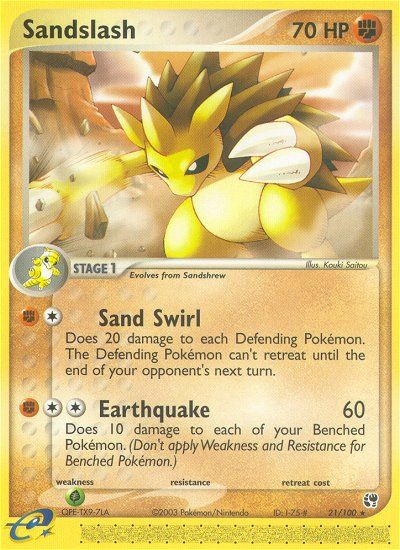 Sandslash — Sandstorm #021 / 100