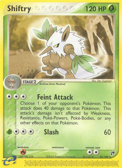 Shiftry — Sandstorm #022 / 100