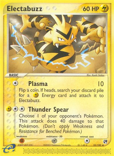Electabuzz — Sandstorm #035 / 100