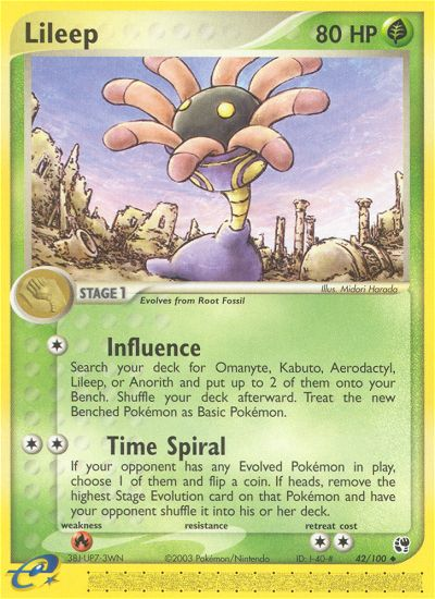 Lileep — Sandstorm #042 / 100