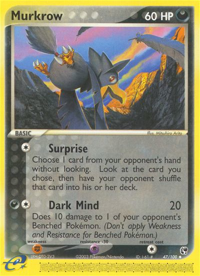 Murkrow — Sandstorm #047 / 100