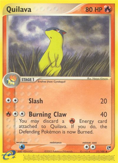 Quilava — Sandstorm #051 / 100