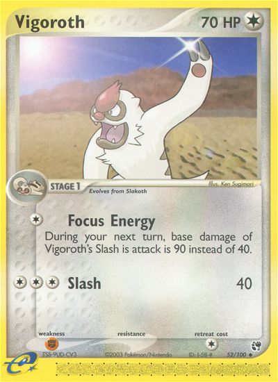 Vigoroth — Sandstorm #052 / 100