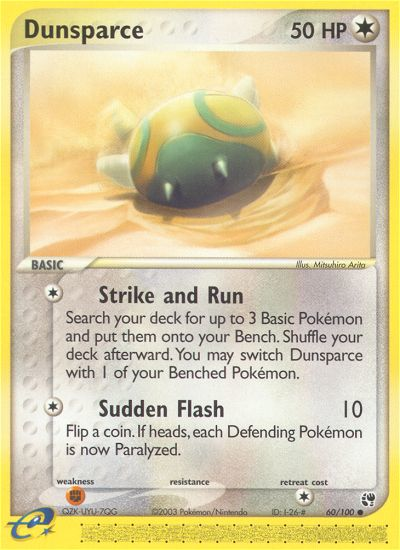 Dunsparce — Sandstorm #060 / 100