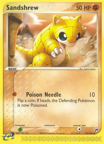 Sandshrew — Sandstorm #075 / 100