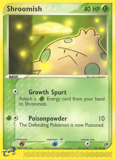 Shroomish — Sandstorm #078 / 100