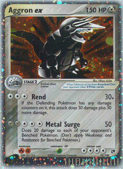 Aggron ex — Sandstorm #095 / 100