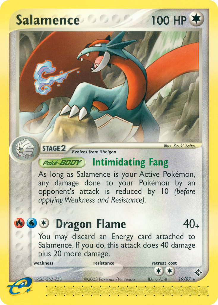 Salamence — Dragon #019 / 97