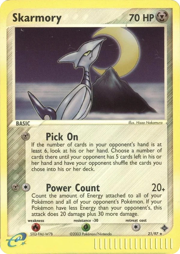 Skarmory — Dragon #021 / 97
