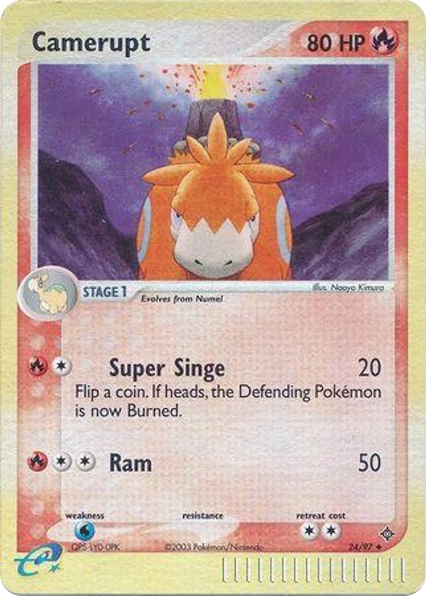 Camerupt — Dragon #024 / 97