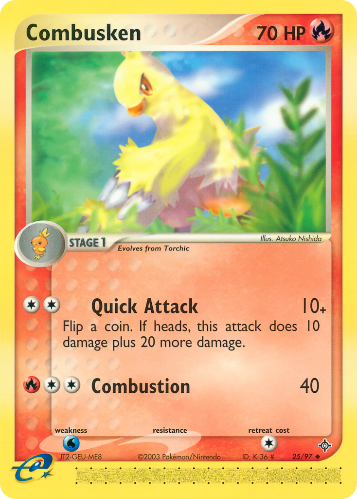 Combusken — Dragon #025 / 97