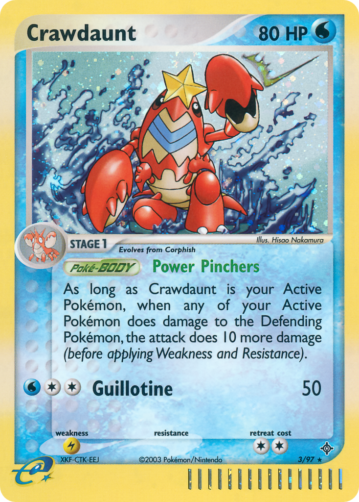 Crawdaunt — Dragon #003 / 97