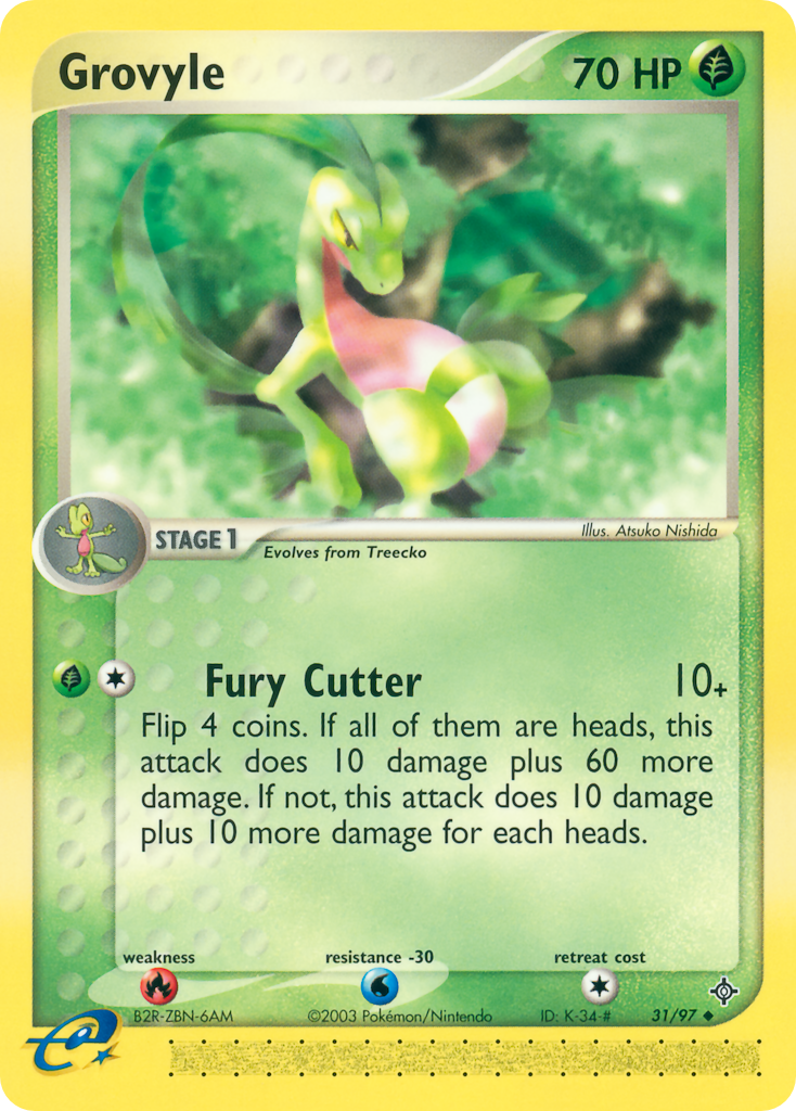 Grovyle — Dragon #031 / 97