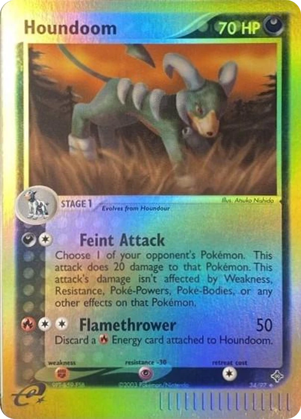Houndoom — Dragon #034 / 97