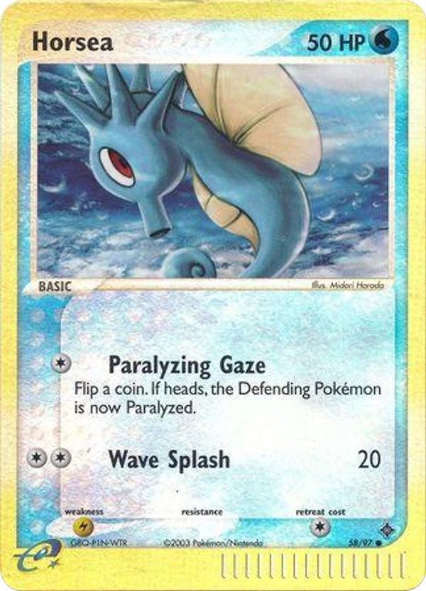 Horsea — Dragon #058 / 97