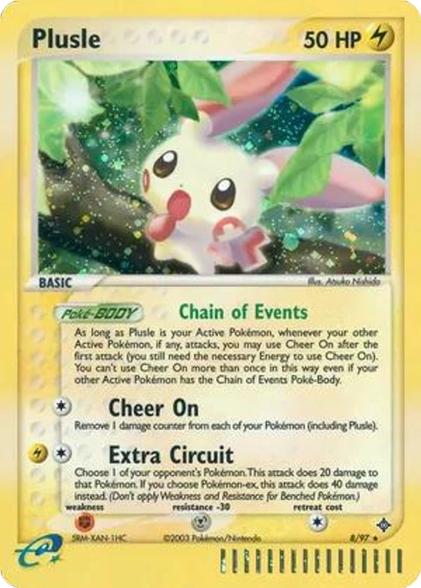 Plusle — Dragon #008 / 97