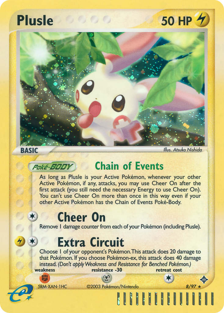 Plusle — Dragon #008 / 97
