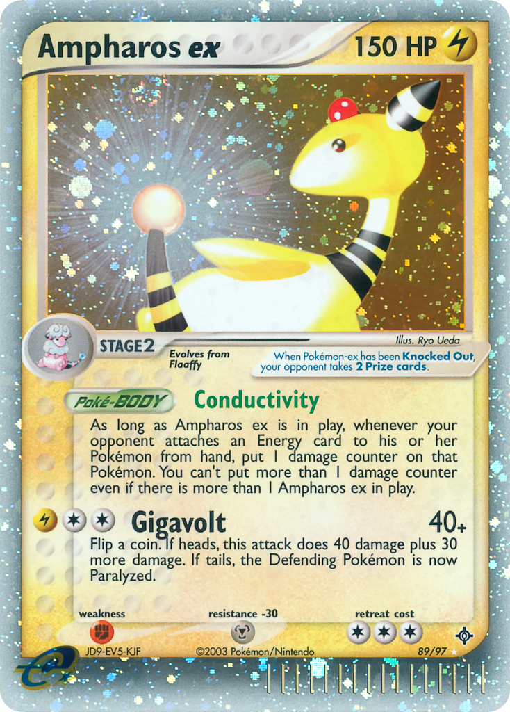 Ampharos ex — Dragon #089 / 97