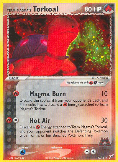 Team Magma's Torkoal — Team Magma vs Team Aqua #012 / 95