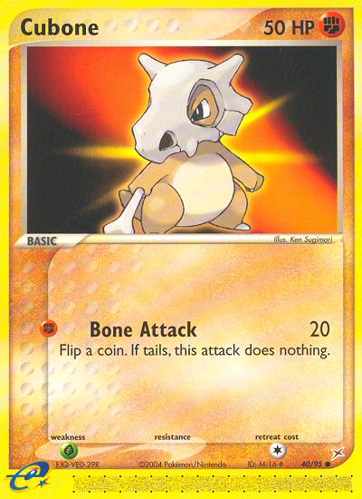 Cubone — Team Magma vs Team Aqua #040 / 95