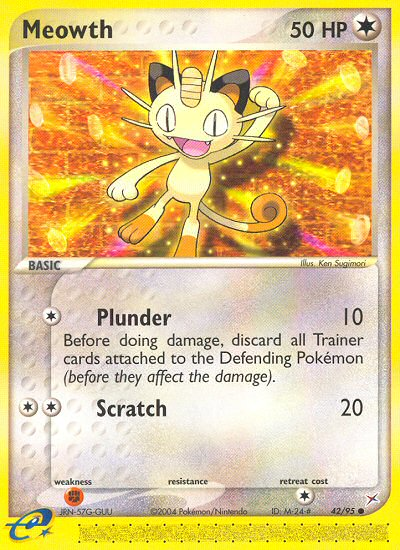 Meowth — Team Magma vs Team Aqua #042 / 95