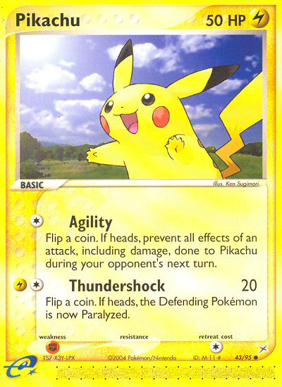 Pikachu — Team Magma vs Team Aqua #043 / 95
