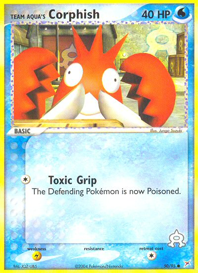 Team Aqua's Corphish — Team Magma vs Team Aqua #050 / 95