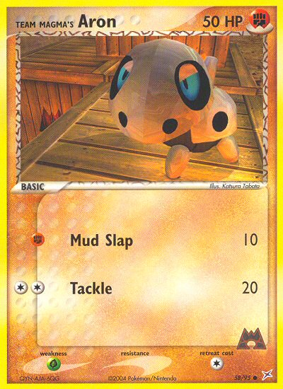 Team Magma's Aron — Team Magma vs Team Aqua #058 / 95