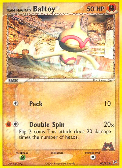 Team Magma's Baltoy — Team Magma vs Team Aqua #060 / 95