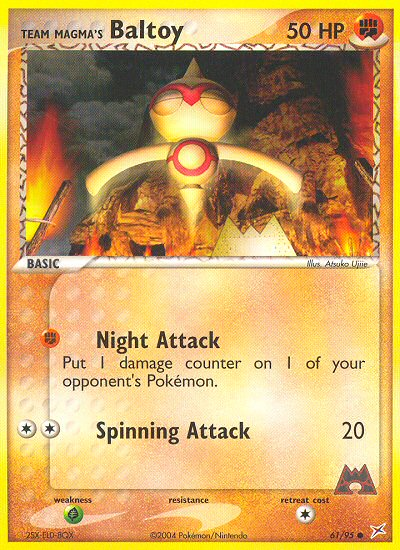 Team Magma's Baltoy — Team Magma vs Team Aqua #061 / 95