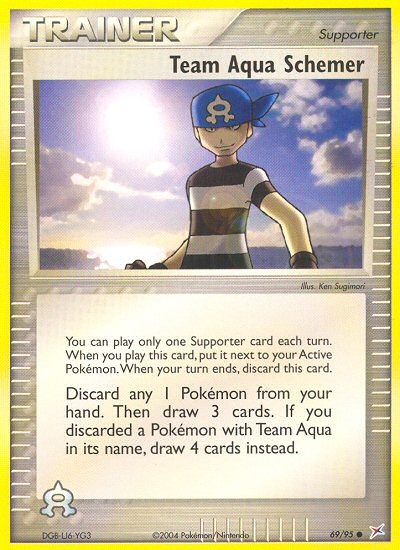 Team Aqua Schemer — Team Magma vs Team Aqua #069 / 95