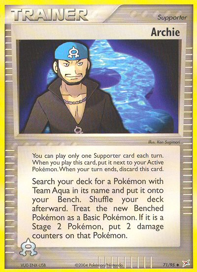 Archie — Team Magma vs Team Aqua #071 / 95
