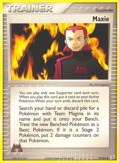 Maxie — Team Magma vs Team Aqua #073 / 95