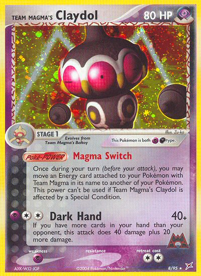 Team Magma's Claydol — Team Magma vs Team Aqua #008 / 95