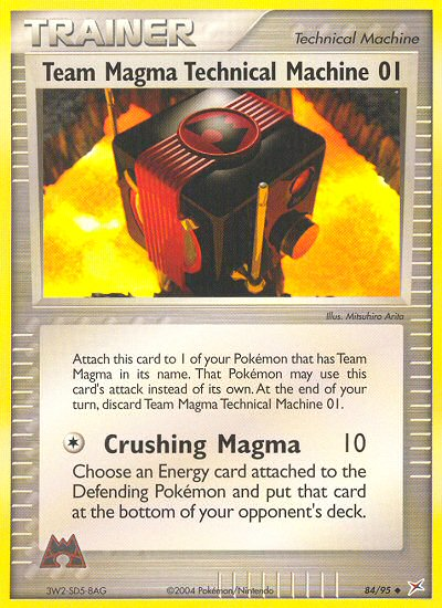 Team Magma Technical Machine 01 — Team Magma vs Team Aqua #084 / 95