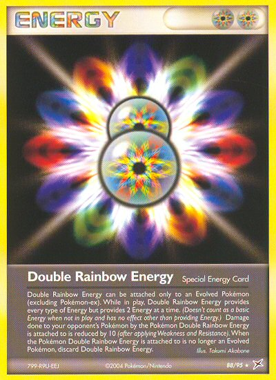 Double Rainbow Energy — Team Magma vs Team Aqua #088 / 95