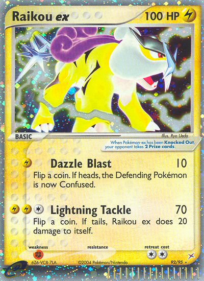 Raikou ex — Team Magma vs Team Aqua #092 / 95