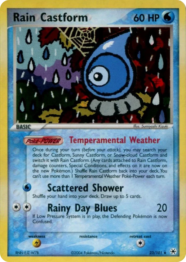 Rain Castform — Hidden Legends #023 / 101