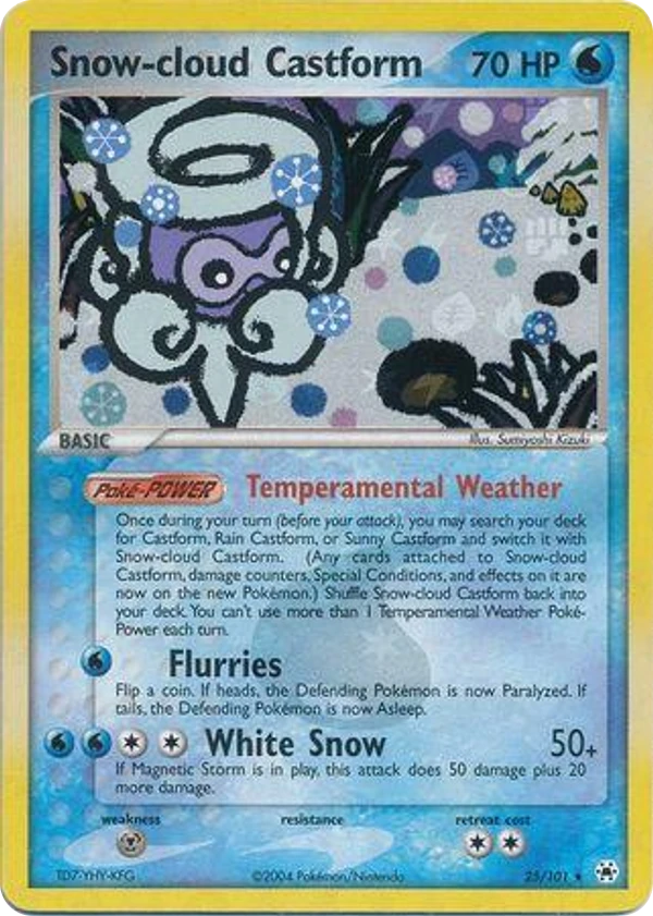 Snow-cloud Castform — Hidden Legends #025 / 101