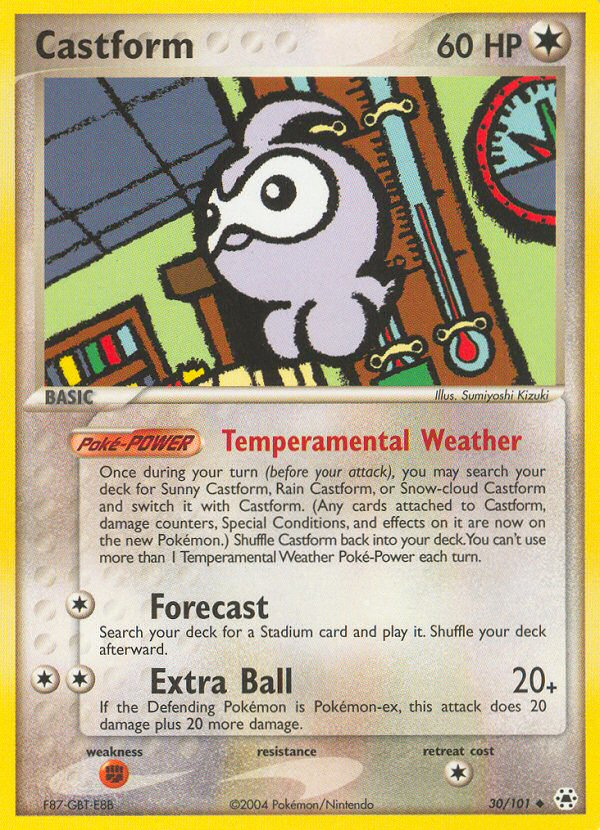 Castform — Hidden Legends #030 / 101