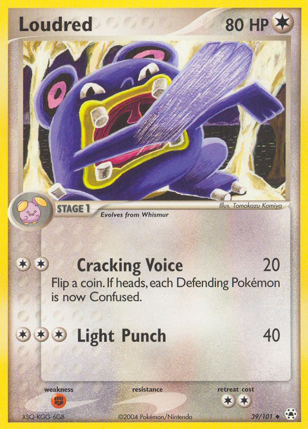 Loudred — Hidden Legends #039 / 101