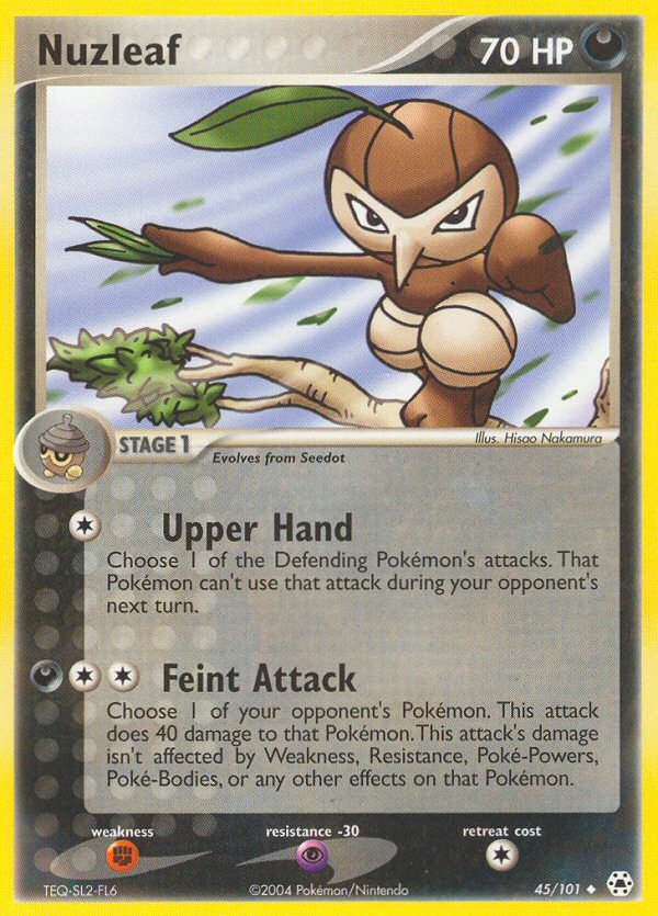 Nuzleaf — Hidden Legends #045 / 101