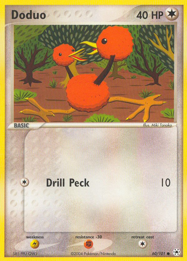 Doduo — Hidden Legends #060 / 101